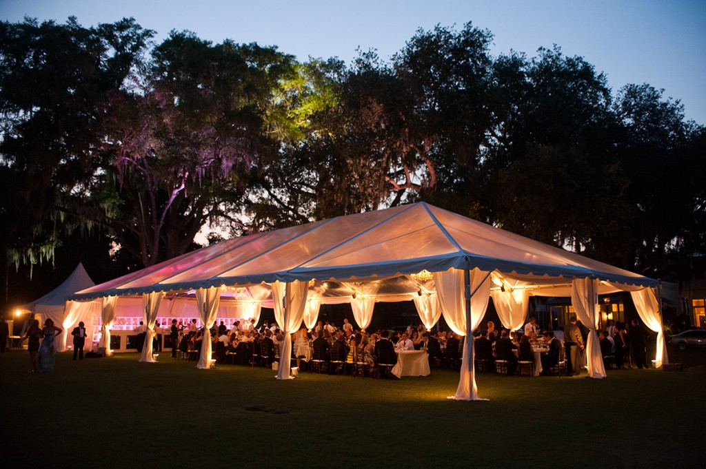 Tented Reception at Palmetto Bluff